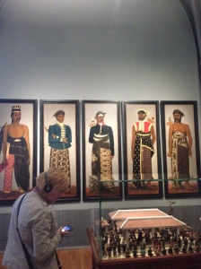 Five Javanese court officials, anoniem, c. 1820 - c. 1870